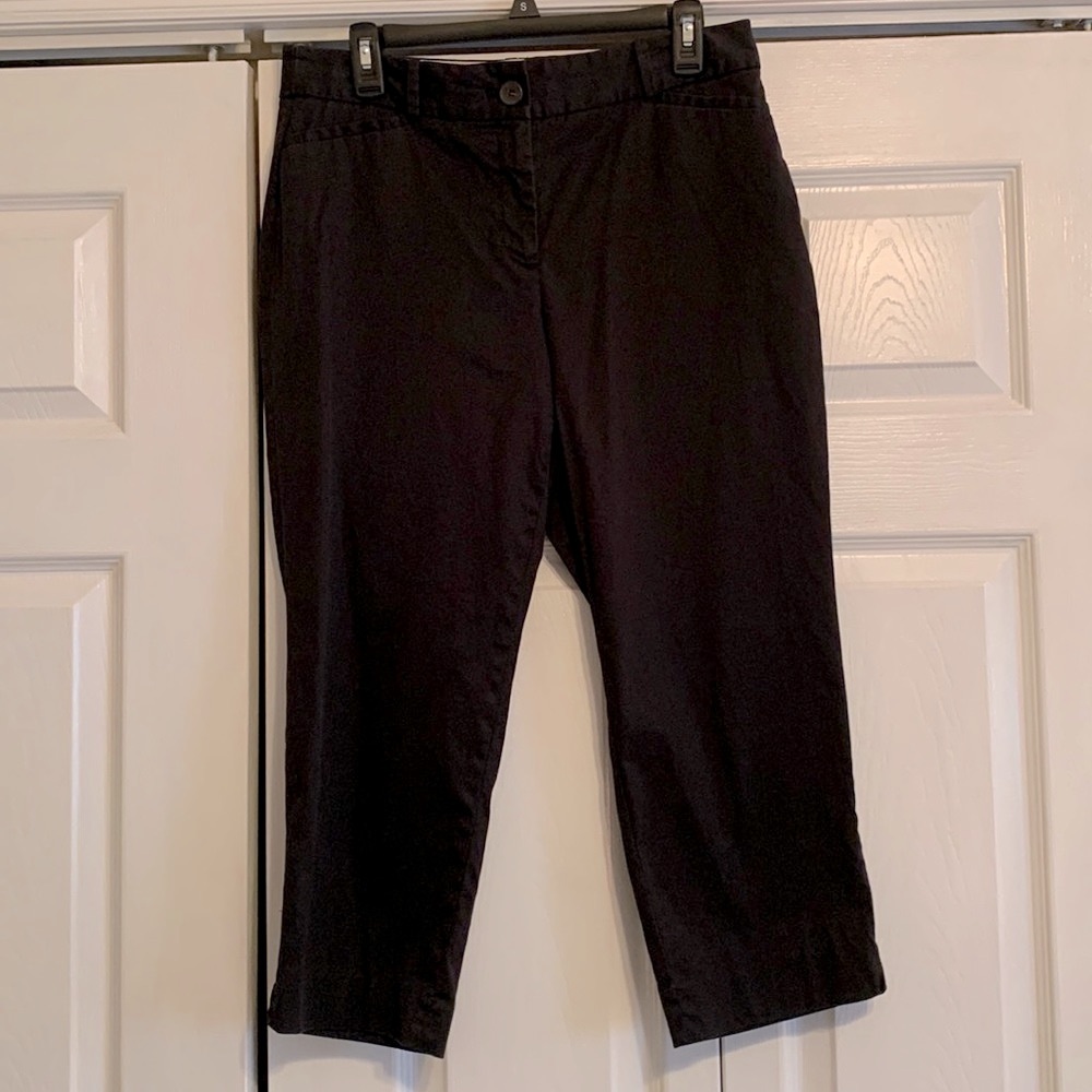 Talbots, Curvy Cropped pant. Size 8 petite, EUC